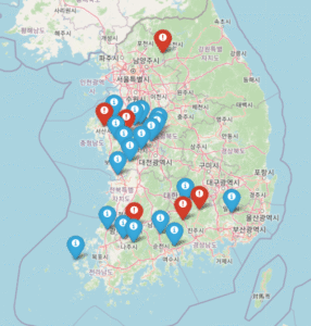 집중호우로 특별재난지역으로 지정된 42개 지역 소상공인 금융지원 안내